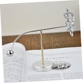 SAFIGLE Bike Swing Balance Toy Physics Tumbler Decor Creative Iron Art Desktop Decoration for Science Demonstration and for Graduations Weddings and Festivals