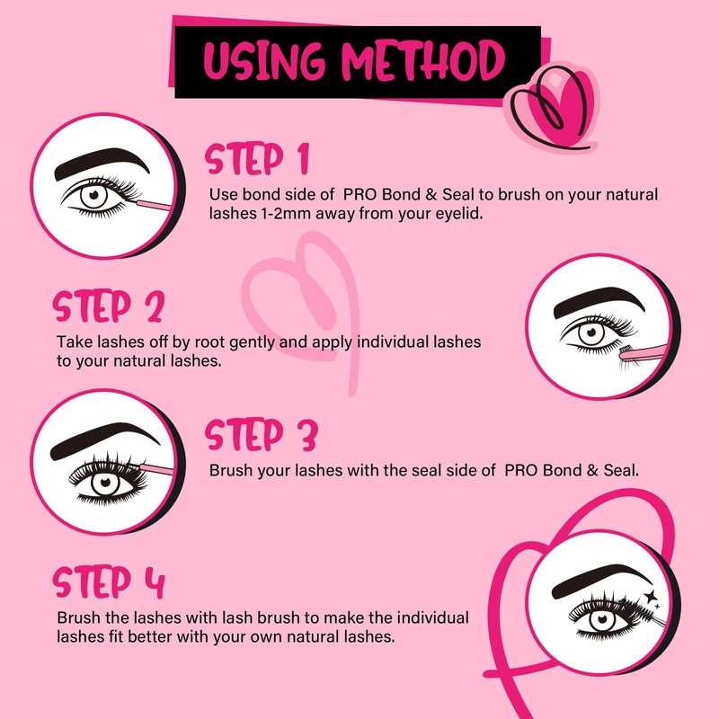 PRO Lash Clusters Kit DIY Lash Extension Kit 280Pcs Lash