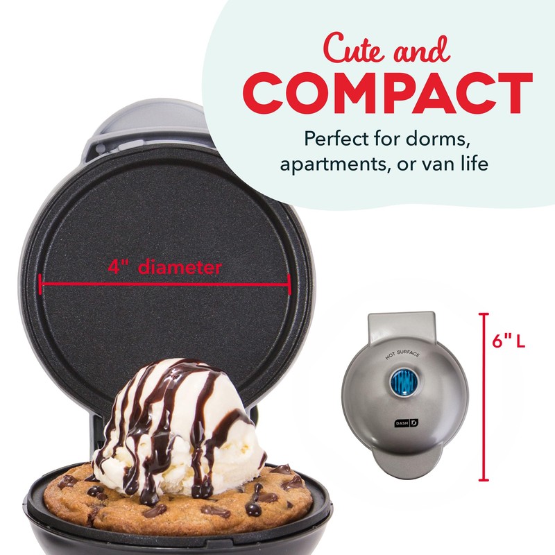 DASH Mini Maker Electric Round Griddle for Individual Pancakes, Cookies,
