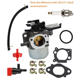 MDAIRC Carburetor Fuel Line Fuel Filter Gasket Kit for Briggs & Stratton 796608 111000 11P000 121000 12Q000 Engines 2700Psi 3000Psi Troy-Bilt Pressure Washer 7.75Hp 8.75Hp (796608)