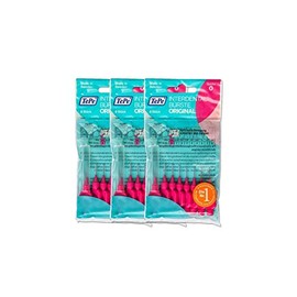 TePe Interdentalbürsten Pink Original Interdental Brushes ISO0 0.4 mm Pack of 8