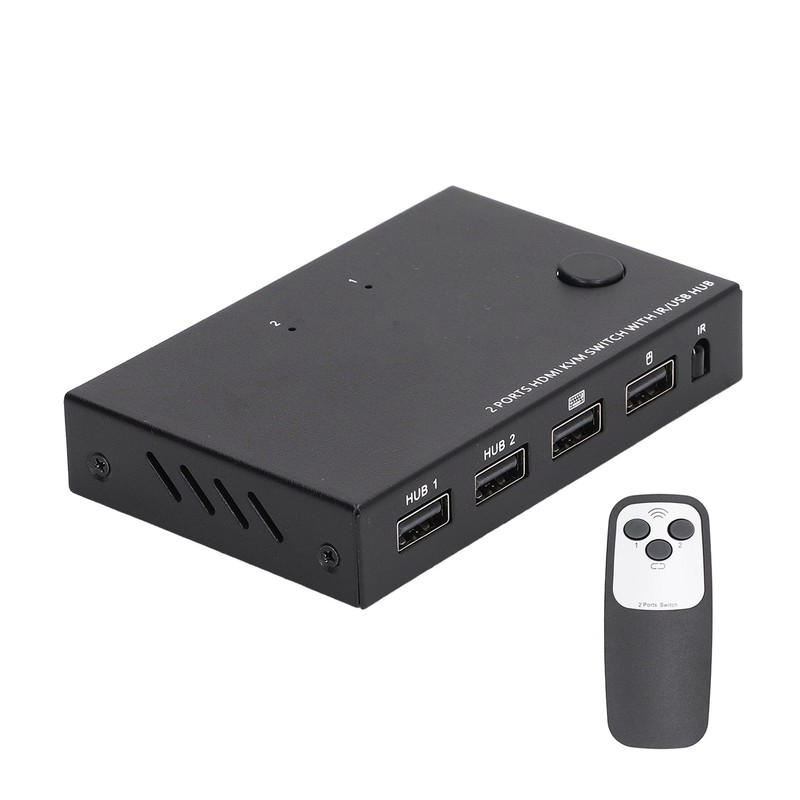 2 in 1 Out KVM Switch 3840 X 2160 Resolution