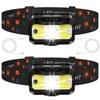MIOISY Headlamp Rechargeable, Ultra Bright LED Head Lamp Flashlight with
