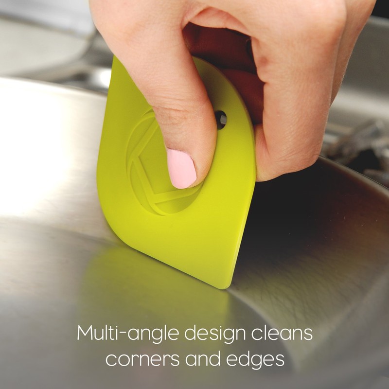 Full Circle Power Couple Cast Iron Pot Cleaner, Pan Scraper,