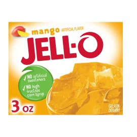 Jell-O Mango Gelatin Dessert Mix, 3 oz Box