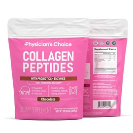 Physician's Choice Collagen Peptides Powder – Hydrolyzed Grass-Fed, Non-GMO Protein for Hair, Skin, Nails & Joint Support – Unflavored