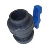 Aqua Universe 1.5" Union Ball Valve with Blue Handle