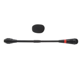 Gooseneck Microphone Clear Sound Transmission 25CM Gooseneck Podium Microphone for Conference Rooms 4 Holes