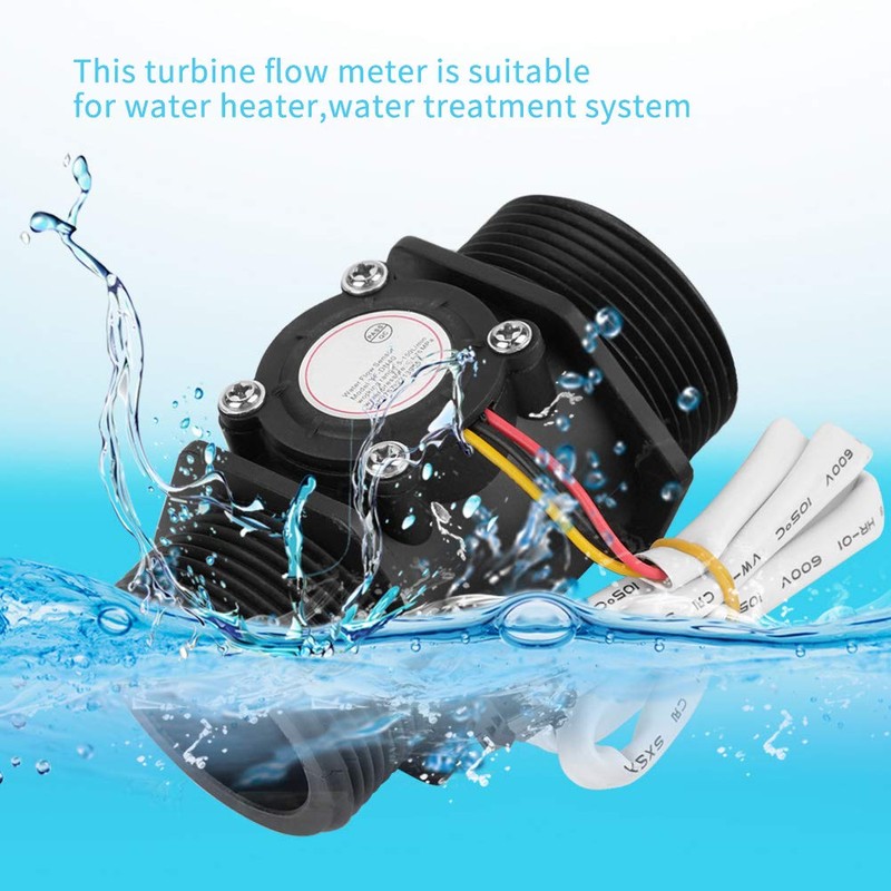 Turbine Flow Meter, DN40 G1.5 Inch Electronic Flow Meter Water