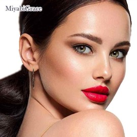 Hoop Invisible Clip On Earrings for Women Not Pierced Gold Twisted 31mm Hoop Comfortable Clip On Earrings Miyabi Grace