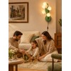 WERFOP Lily of The Valley Wall Sconce USB Plug-in Flower