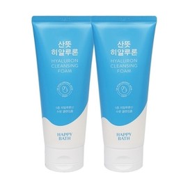 Happy Bath Refreshing Hyaluronic Cleansing Foam 200g x2 / 해피바스 산뜻 히알루론 클렌징폼 200g x2