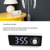 Digital Alarm Clock Rechargeable LED Mirror Alarm Clock -10°C‑50°C Temperature