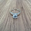 Agálea | Anillo de Plata Ley .925, Compromiso Promesa con