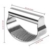 Stainless Steel Garlic Press Garlic Crusher Curved Shaped Presser and