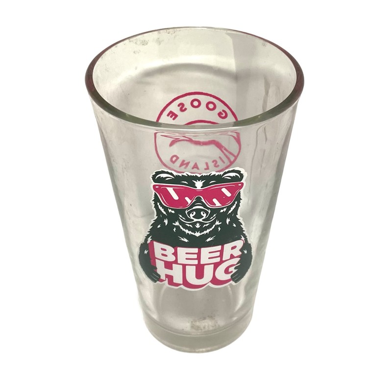 Goose Island Beer Hug Pint Glasses | Set of Two