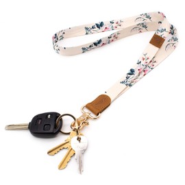 POCKT Cool Neck Lanyard for Keys, Wallets and ID Badge Holders, Key Chain Holder for Men and Women | Bloom