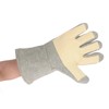 1 Pair Heat Resistant Gloves Separate Fingers Hot Proof Mitts