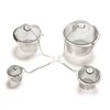 Ipetboom Small Stainless Steel Loose Leaf Tea Infuser with Fine