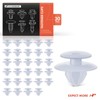 A-Premium 30PCS Nylon Rocker Trim Panel Retainer Clips Compatible with