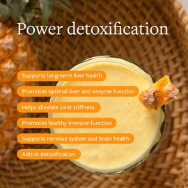 Clean Turmeric Liver Support – Curcumin & Milk Thistle Capsules for Liver Health, Detox Support, and Antioxidant Protection – 60 Vegetarian Capsules (30-Day Supply)