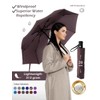 Windproof Travel Umbrella - Compact, Light, Full Automatic Open/Close -