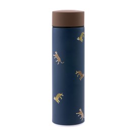 [2025] Wpc. Patterns Stainless Steel Bottle, Leopard & Tiger Navy W133-393-204