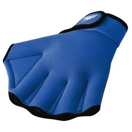 Speedo Unisex Swim Training Gloves Aquatic Fitness Royal, Large