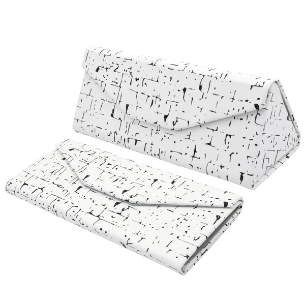 TBOC Folding Sunglasses Case – Hard Case [Triangular] with [Magnetic