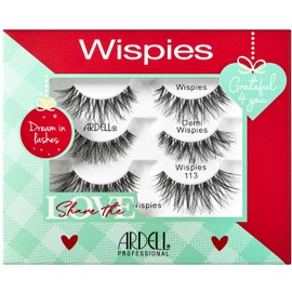 Ardell Wispies Holiday 3 pairs of False Eyelashes Includes Wispies, Demi Wispies and Wispies 113