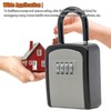 Protable Key Storage Security Lock,V-Resourcing® Door Knob Mounted Re-settable 4
