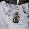 2 pieces key ring titanium carabiner clips for keys key