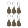 CAPASTEC Adjustable Tent Rope Hanger, Rope Hangers 6 Pieces 1/8",