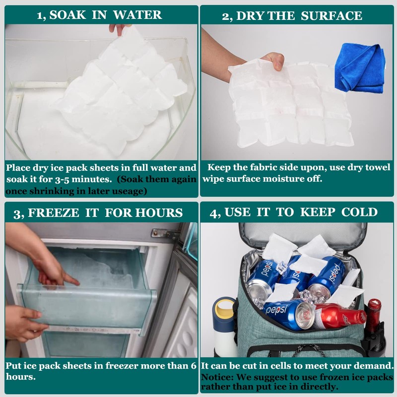 Backpack Coolers Insulated Leak Proof 30 Cans with Reusable Ice