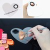 obmwang Stainless Steel Heart Shaped Makeup Palette Spatula - Makeup