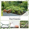 Chicken Wire for Floral Arrangements, 15.7"x157" Green PVC Coated Mesh