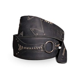 Anthology Gear Full Grain Leather Guitar Strap - For Electric and Bass Guitar No Quarter