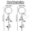 Gosknor 2pcs Cute Star Moon Keychains, Y2k Star Key Chain