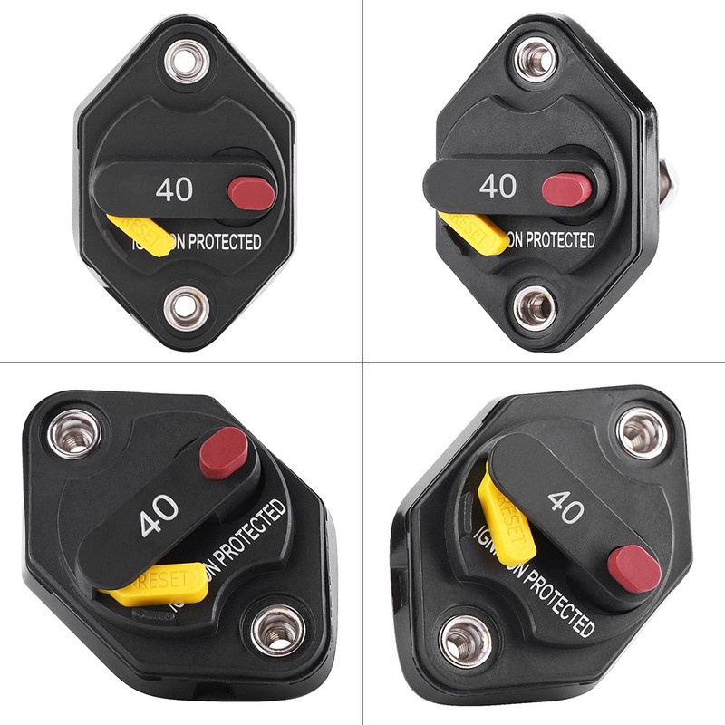 40 Amp Manual Reset Circuit Breaker Switch Car Boat Fuse