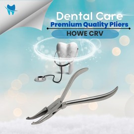 Dental Orthodontic Pliers Howe Crown Curved Dental Instruments with Serrated Tips Used for Wire Bending, Arch Forming, Crown Gripper Premium Quality