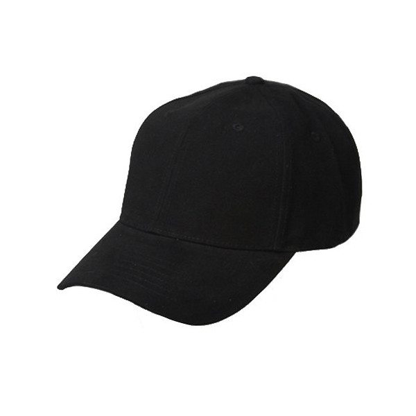 New Deluxe Cotton Cap-Black W32S49C (One Size)