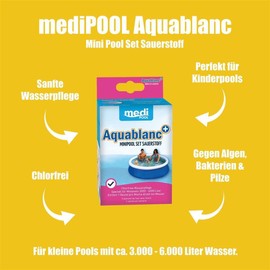 Medipool Aquablanc Mini Pool Set Oxygen 320 g