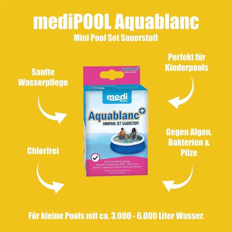 Medipool Aquablanc Mini Pool Set Oxygen 320 g