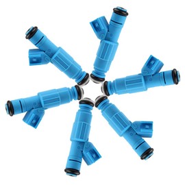 Fuel Injectors ECCPP High Performance 6pcs 4 Hole Fuel Injector Kits 0280155972 Fit for 2002 2003 for Dodge for Ram 1500 for Jeep for Liberty