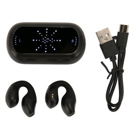 Bluetooth 5.3 Earbuds Noise Reduction Ear Clip Earphones Waterproof Open Ear Earbuds for Running Cycling Dancing