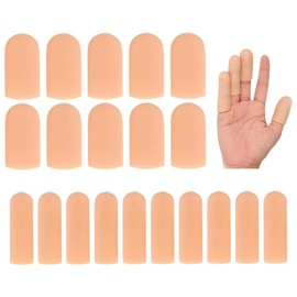 20 Pcs Waterproof Finger Protector, Finger Protectors, Finger Plasters Thumb Protector for Finger Cracking Finger Callus Finger Arthritis Hand Eczema or Finger Blister Protection