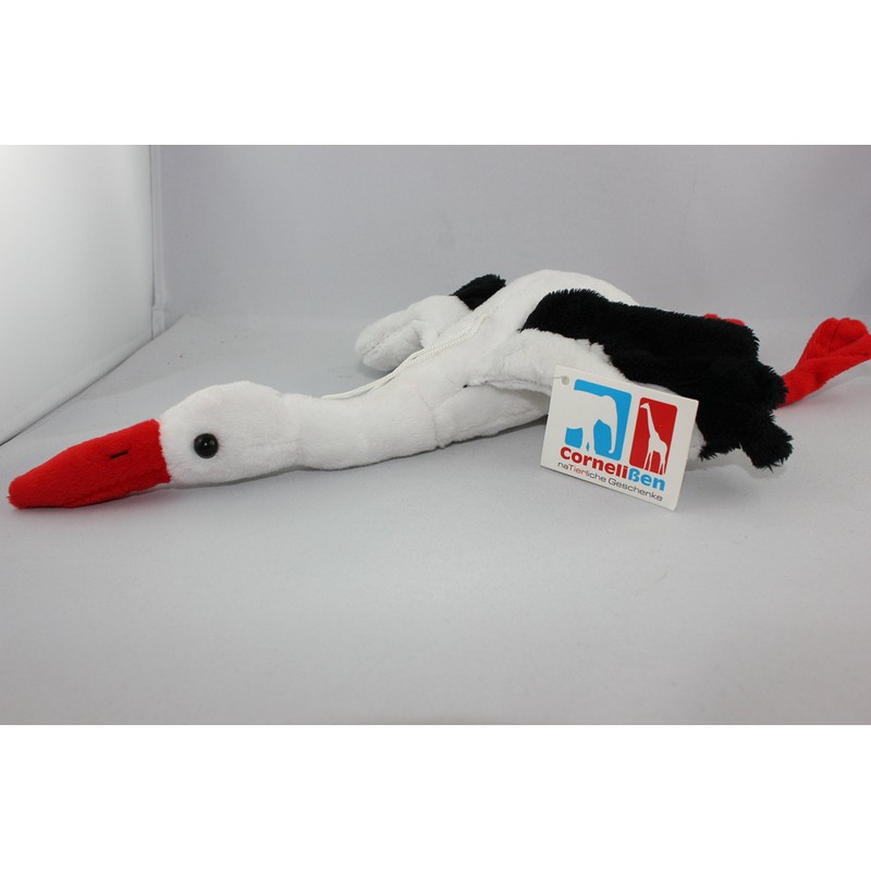 Cornelißen - 1017046 Stork, Plush, 21 cm, with Hanger, Stuffed