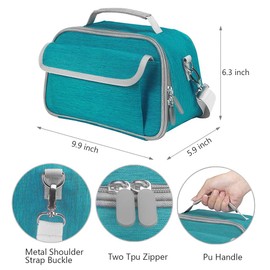 Carrying Case Compatible with Cricut Joy and Accessories, Portable Tote Storage Bag for Craft Pen Set and Basic Tool Set (Green)