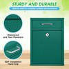 Yaocom Locking Mailbox with Key for Outdoor 12.2 x 8.5