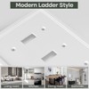 Quad Toggle Light Switch Cover Plate White Classic Decorative Light